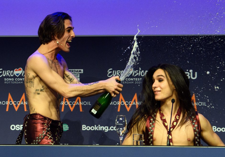 Italian makeup at Eurovision