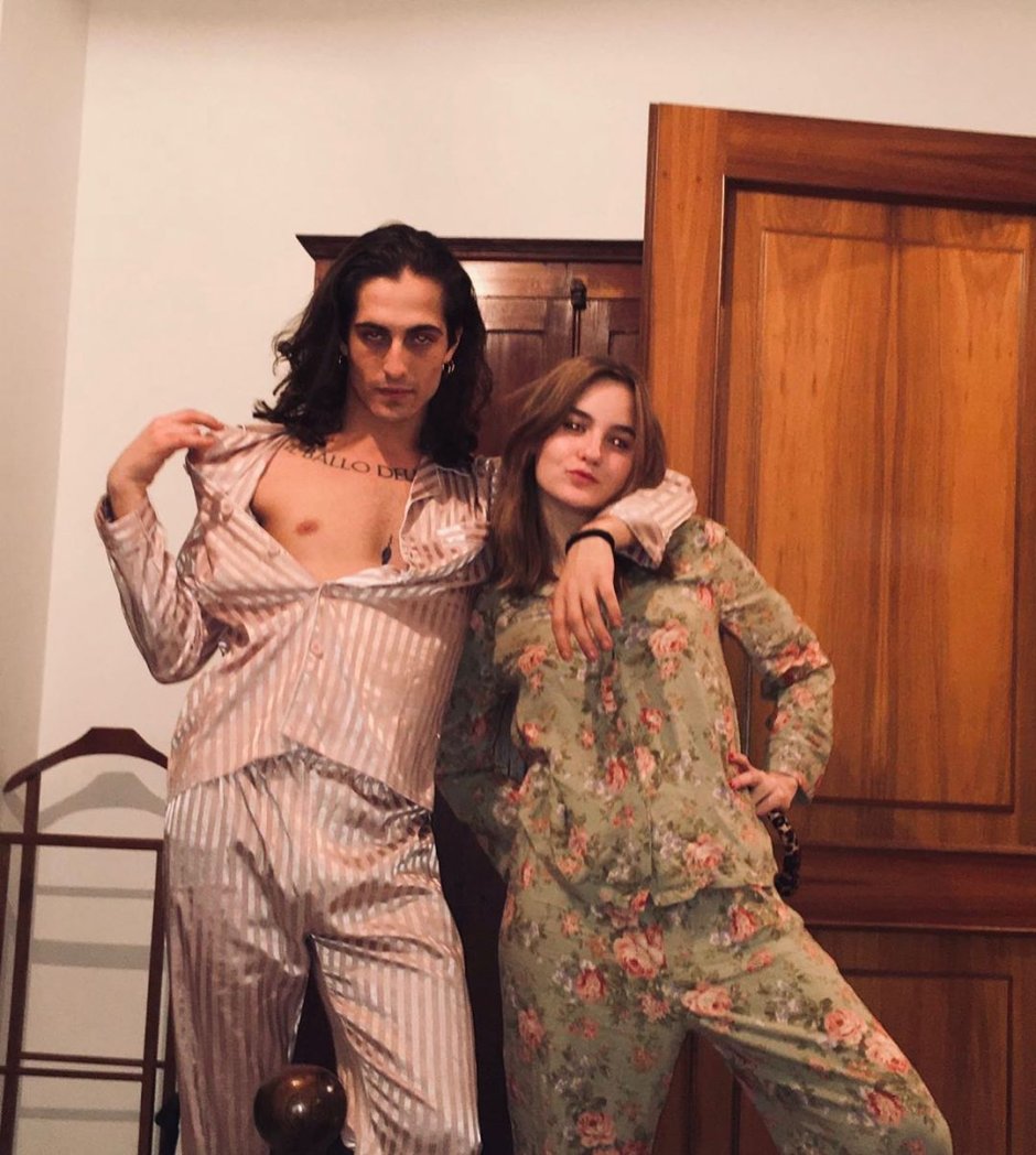 Victoria de Angelis and Damiano Maneskin