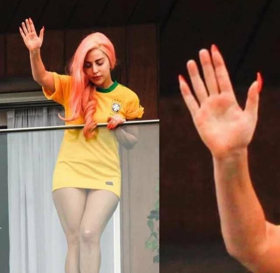 Lady Gaga on quarantine photo
