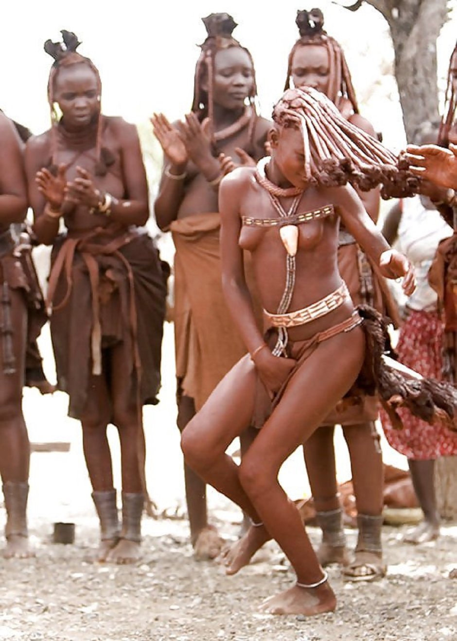 Namibia. The Khimba Broke is naked