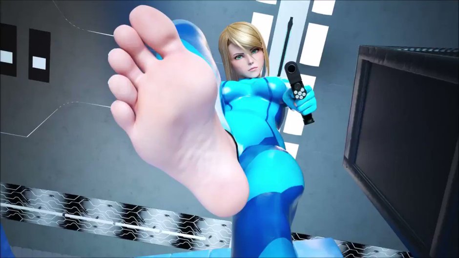 Samus Aran Giantess Feet