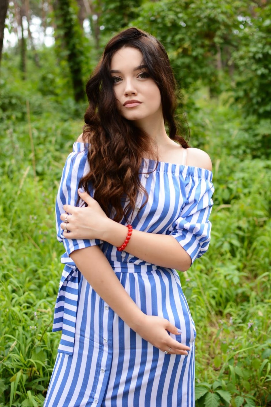 Ukrainian fashion model Karina Parkhomenko