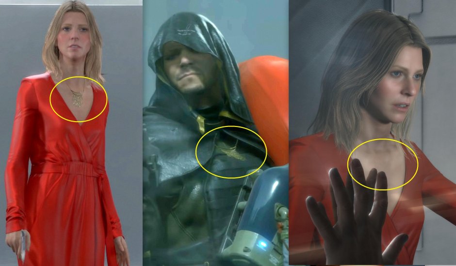 Naked Amelia from Death Stranding