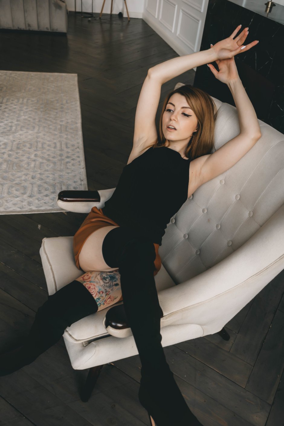 Streamer's legs