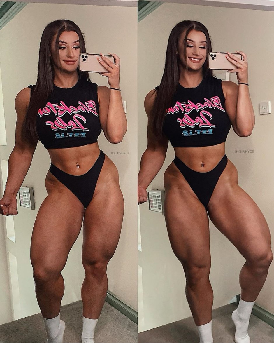 Bodybuilders Kiki Weiss
