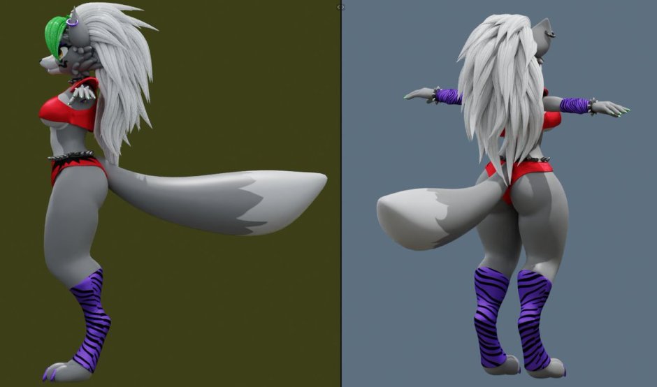 Fnaf Security Breach Roxanne Wolf Big Ass Tits