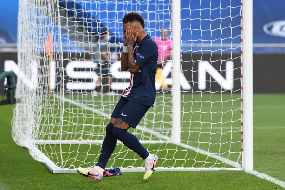Neymar football player is naked