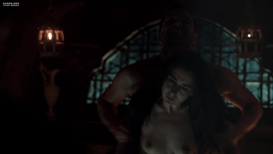 Lara Pulver in a swimsuit
