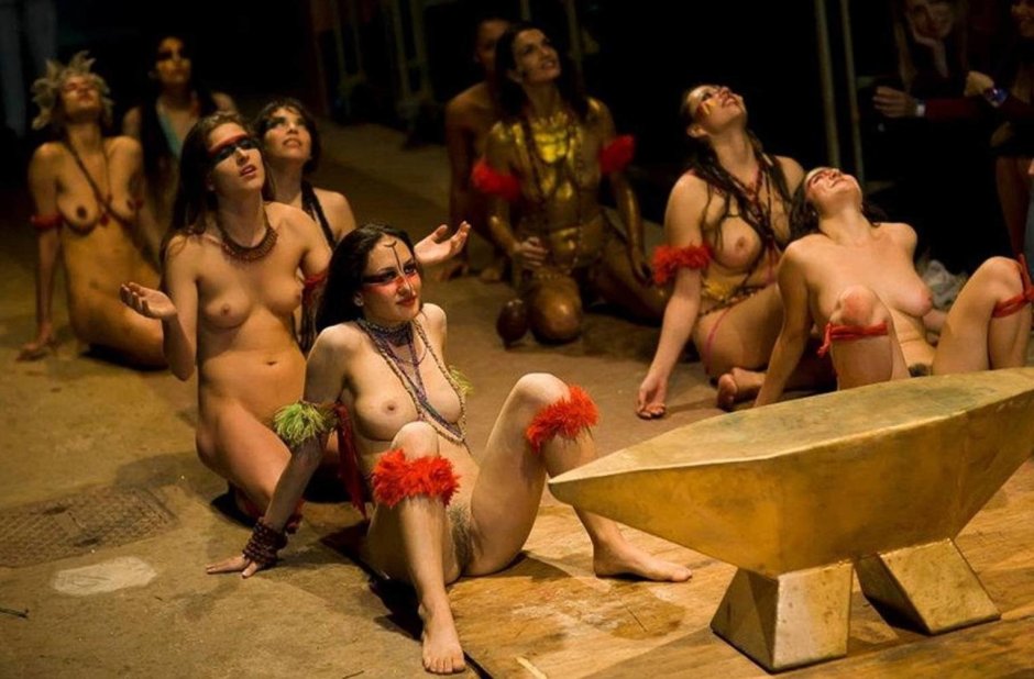 Erotic productions in the theater