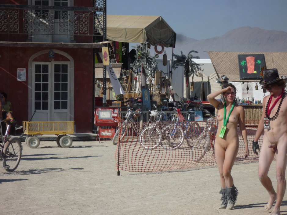 Burning man festival naked