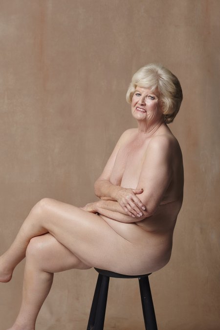 Beautiful granny striptease