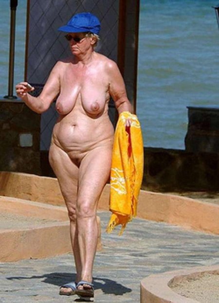 Naked old grannies in swimsuits