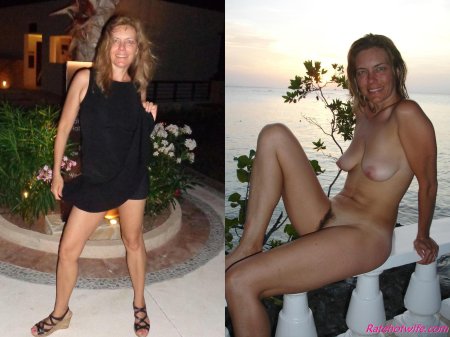 Dressed and nude women adult shaved