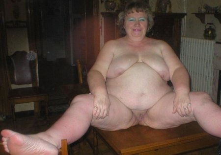 Naked fat old women