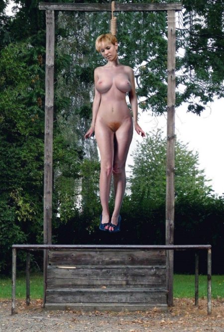 Hanging naked women