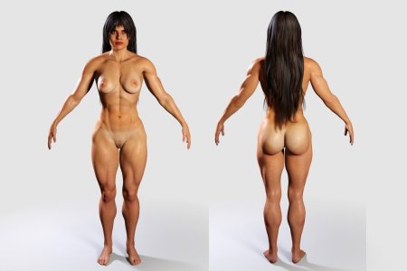 Bodybuilding female naked