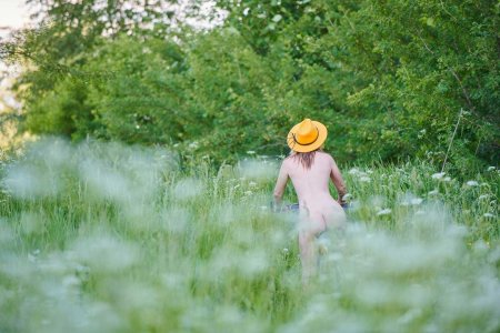 Daughters naked in the sun