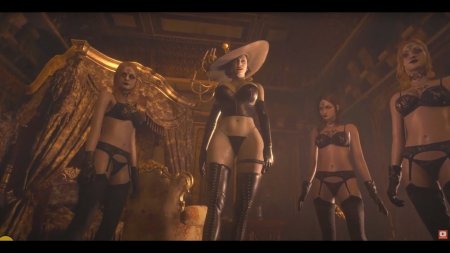 Resident Evil Village lady Dimitrescu nude