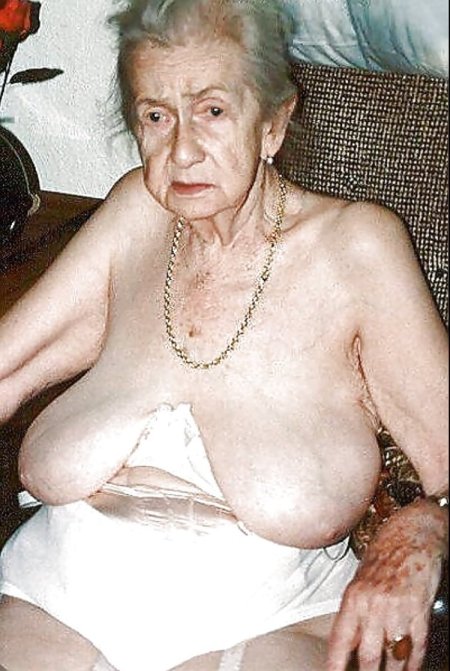 Old granny boobs