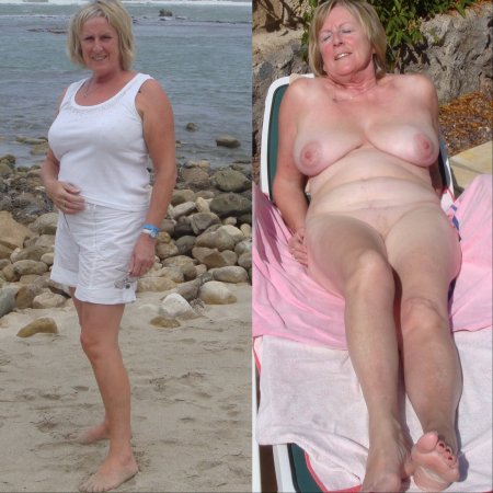 Dressed undressed mature full