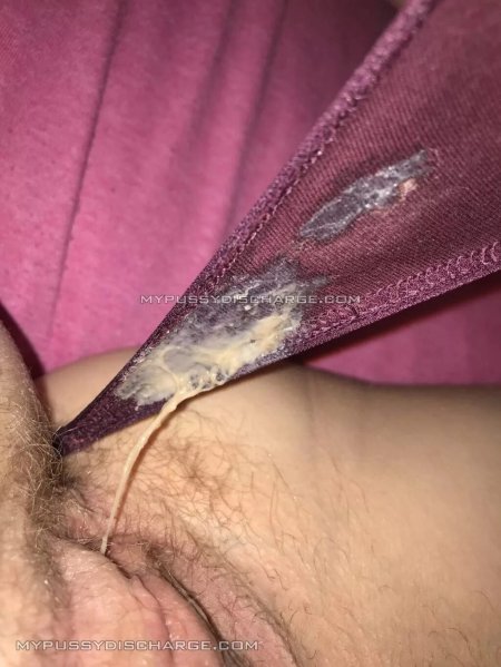 Vagina in dirty panties