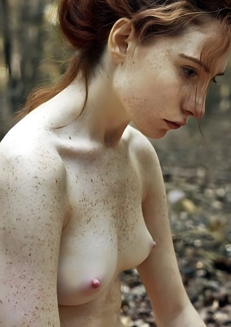 Beautiful with freckles nude