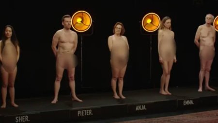 English show with naked people