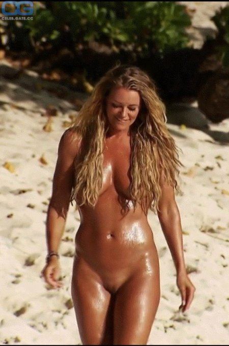 Inge de Bruin in the reality show Adam and Eve