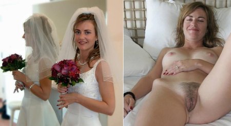 Little Caprice naked bride