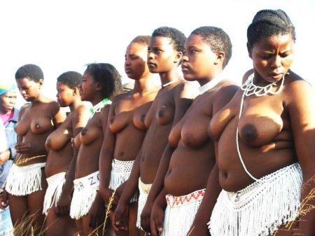 Naked African women