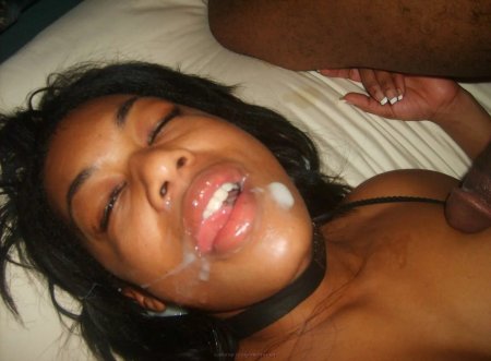 Black woman in mouth private