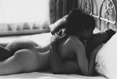 Beautiful erotic kisses