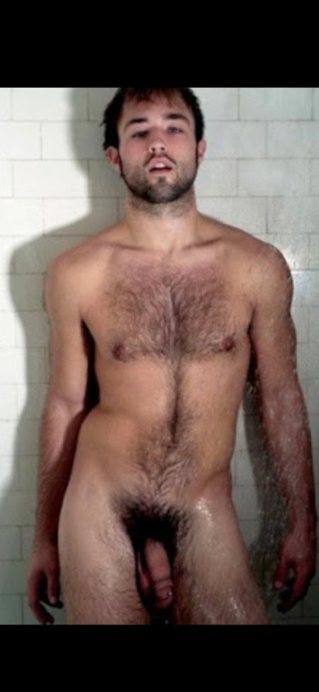 Naked sweaty hairy guys