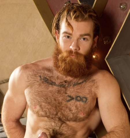 Hairy and bearded man