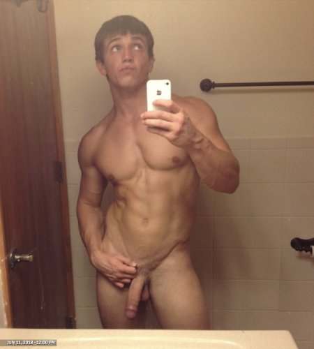 Male erotic selfies