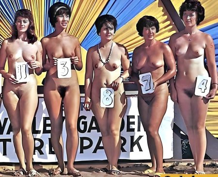 Retro nudist beauty contests
