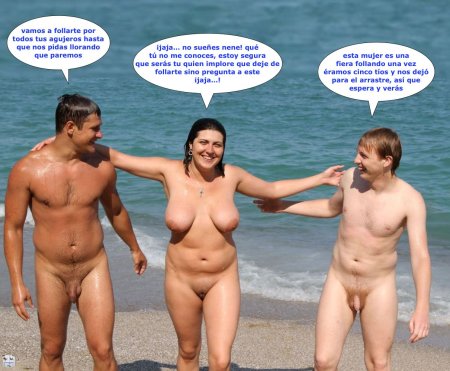 Naked married couples on the beach