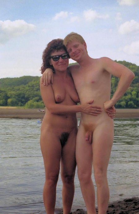 Married couples on the beach