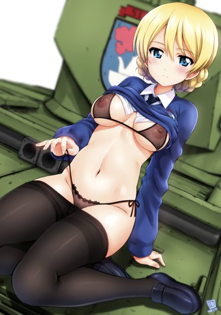 Girls und Panzer Darjeeling hentai