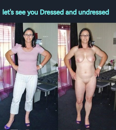 Dressed undressed mature full
