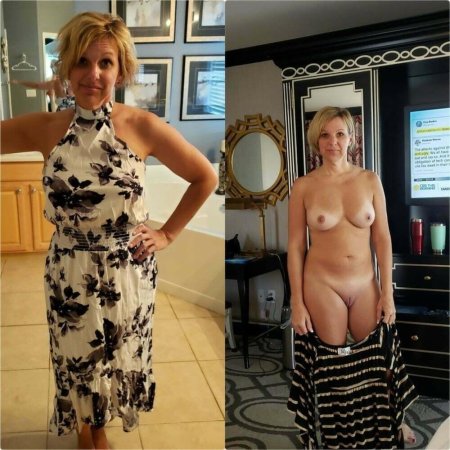 Skirt and tights Dressed undressed nude