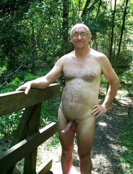 Naked older men without panties