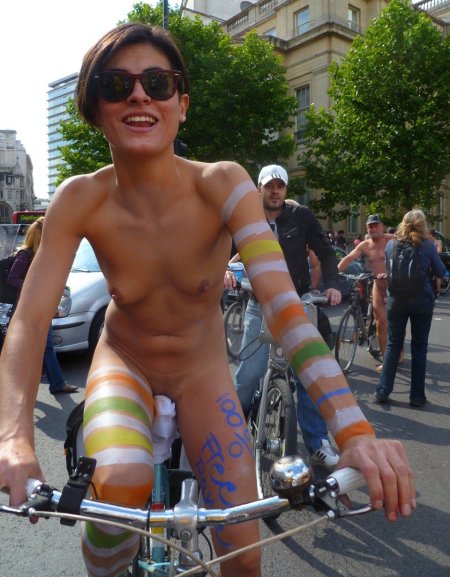 Naked bike run