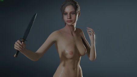Claire naked Resident Evil 2 remake
