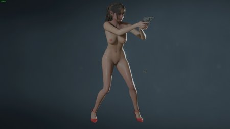 Sexy naked Claire Redfield