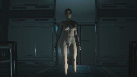 Naked Claire Resident 2 remake