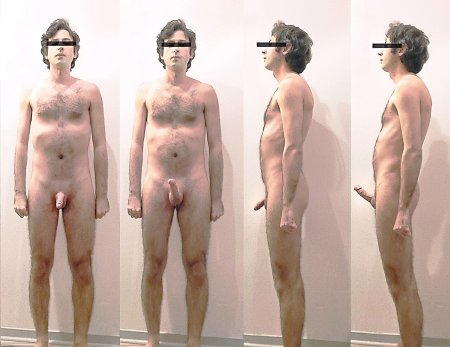 Flaccid and erect Human penises Comparison