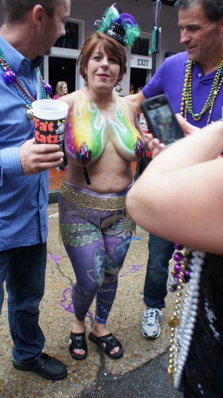 Mardi Gras obscene