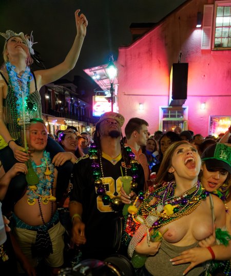 Mardi Gras without panties photo