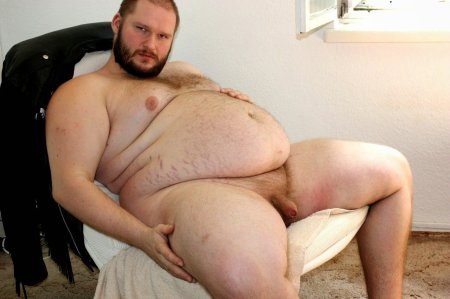 Lots of naked fat men